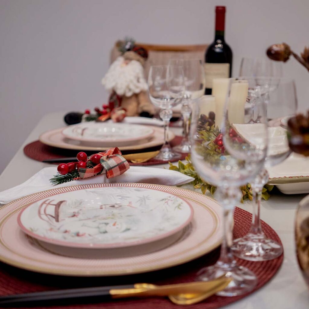 04 dicas de decoração para sua mesa posta de natal - Blog - DJ Móveis