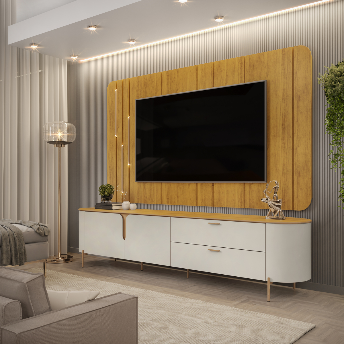 BANCADA COM PAINEL CELINE BALI CEDRO - ISOMETRICO (1) (2)