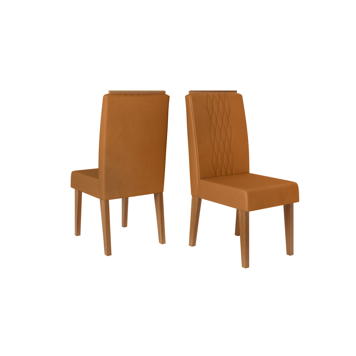 CADEIRA LIA FREIJO 2 UNIDADES MADEIRA VELUDO OCRE (1)