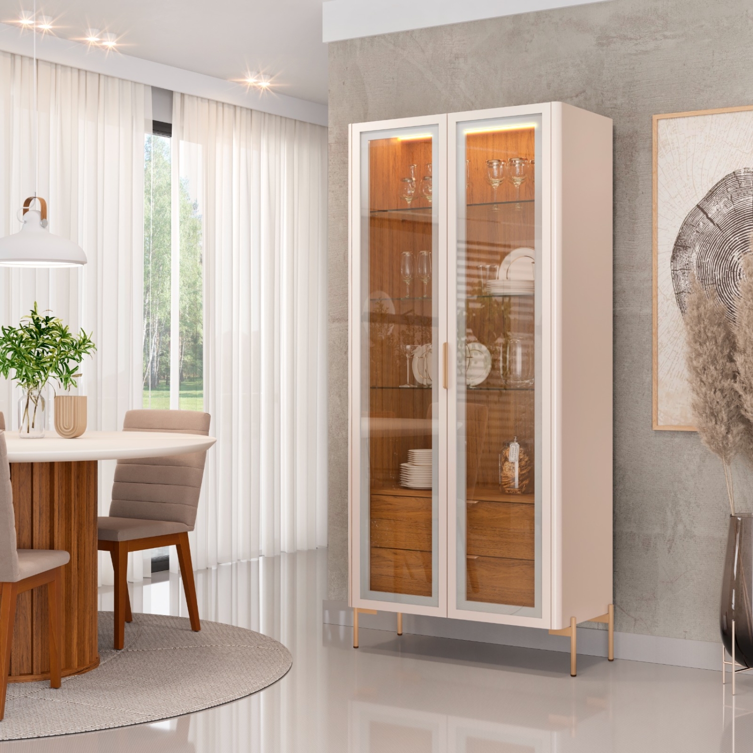 Cristaleira Olivia 800 mm