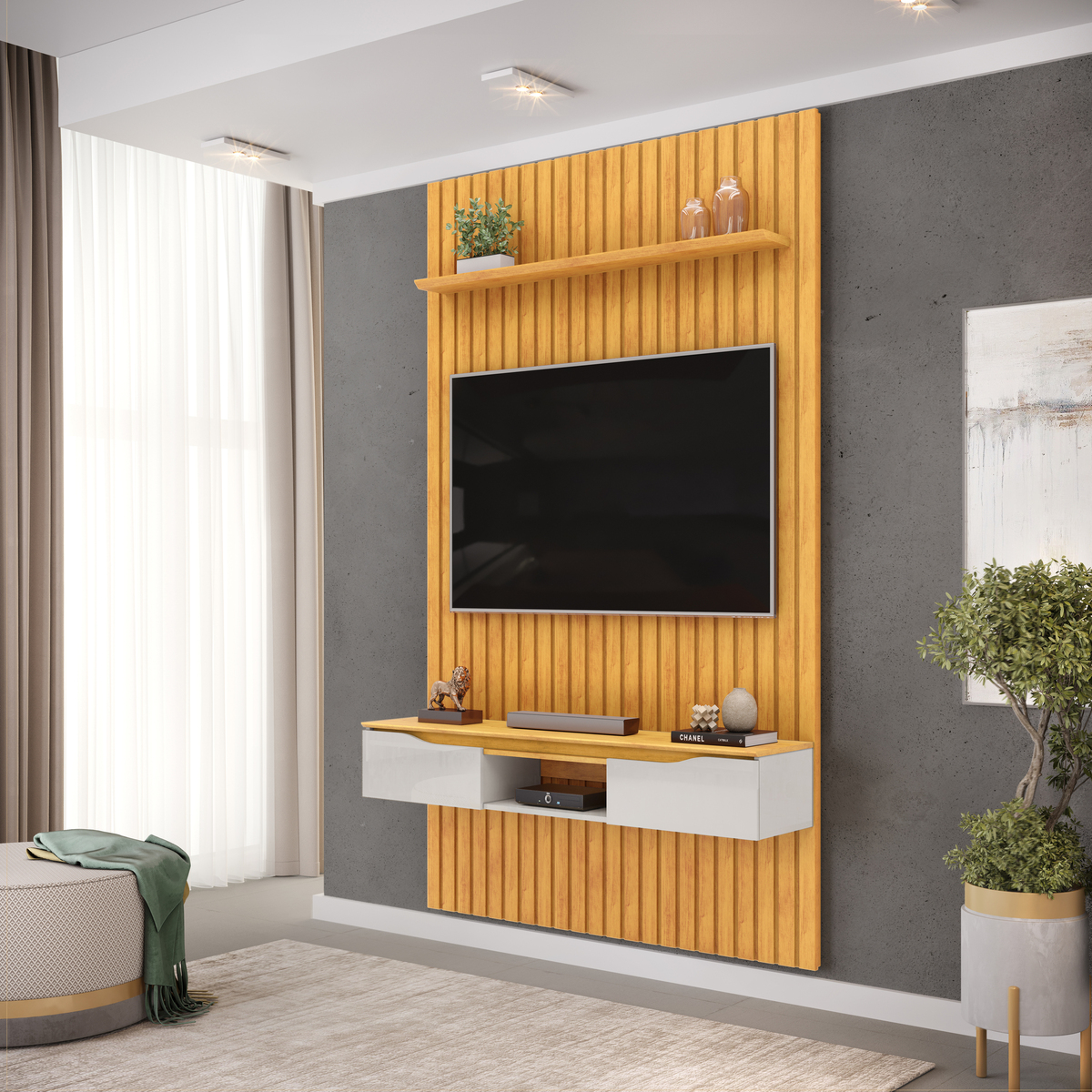 PAINEL PRATIC CEDRO 2400x1430MM COM BANCADA ISAC 143 BALI CEDRO - AMBIENTE.jpg