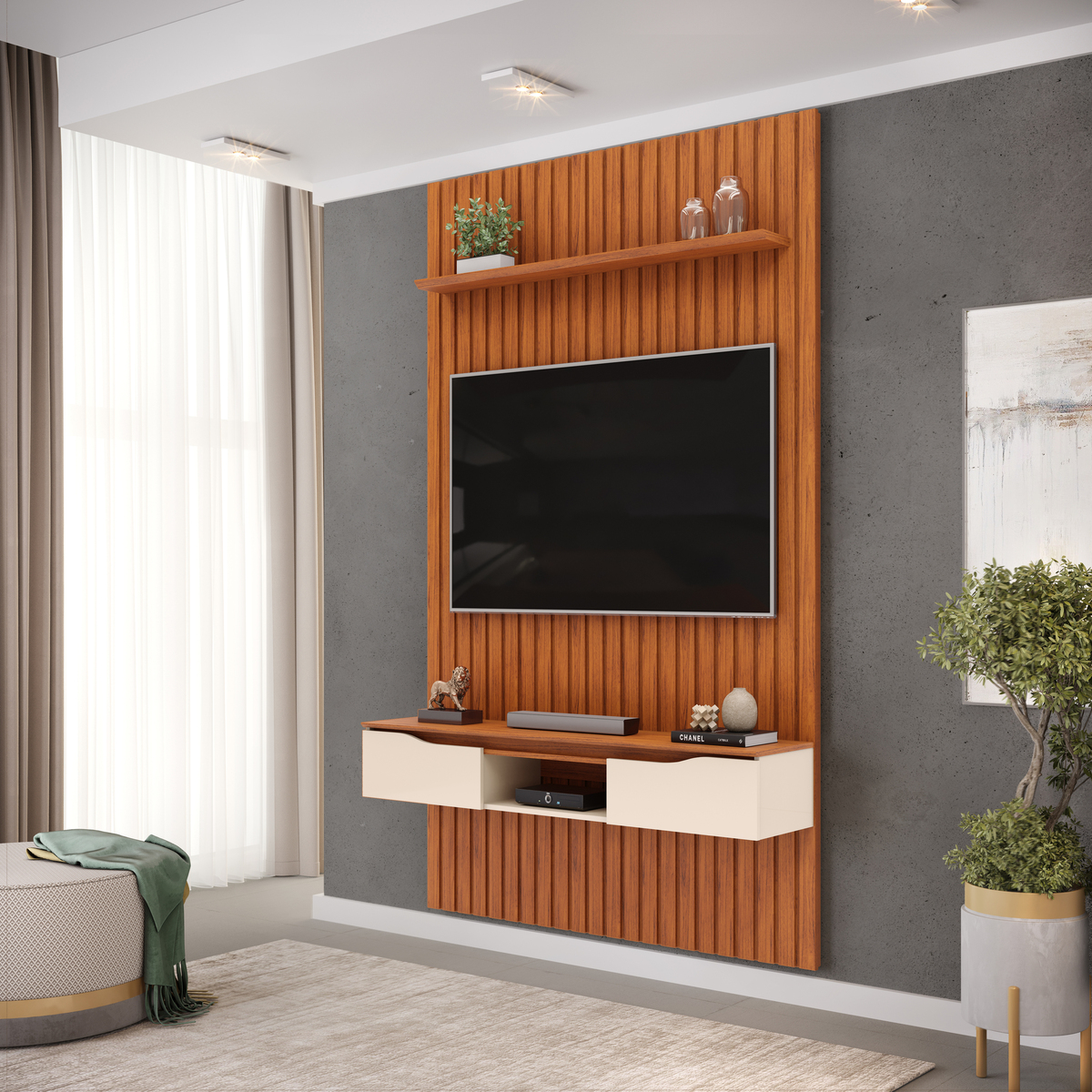 PAINEL PRATIC FREIJO 2400x1430MM COM BANCADA ISAC 143 FREIJO OFF - AMBIENTE.jpg