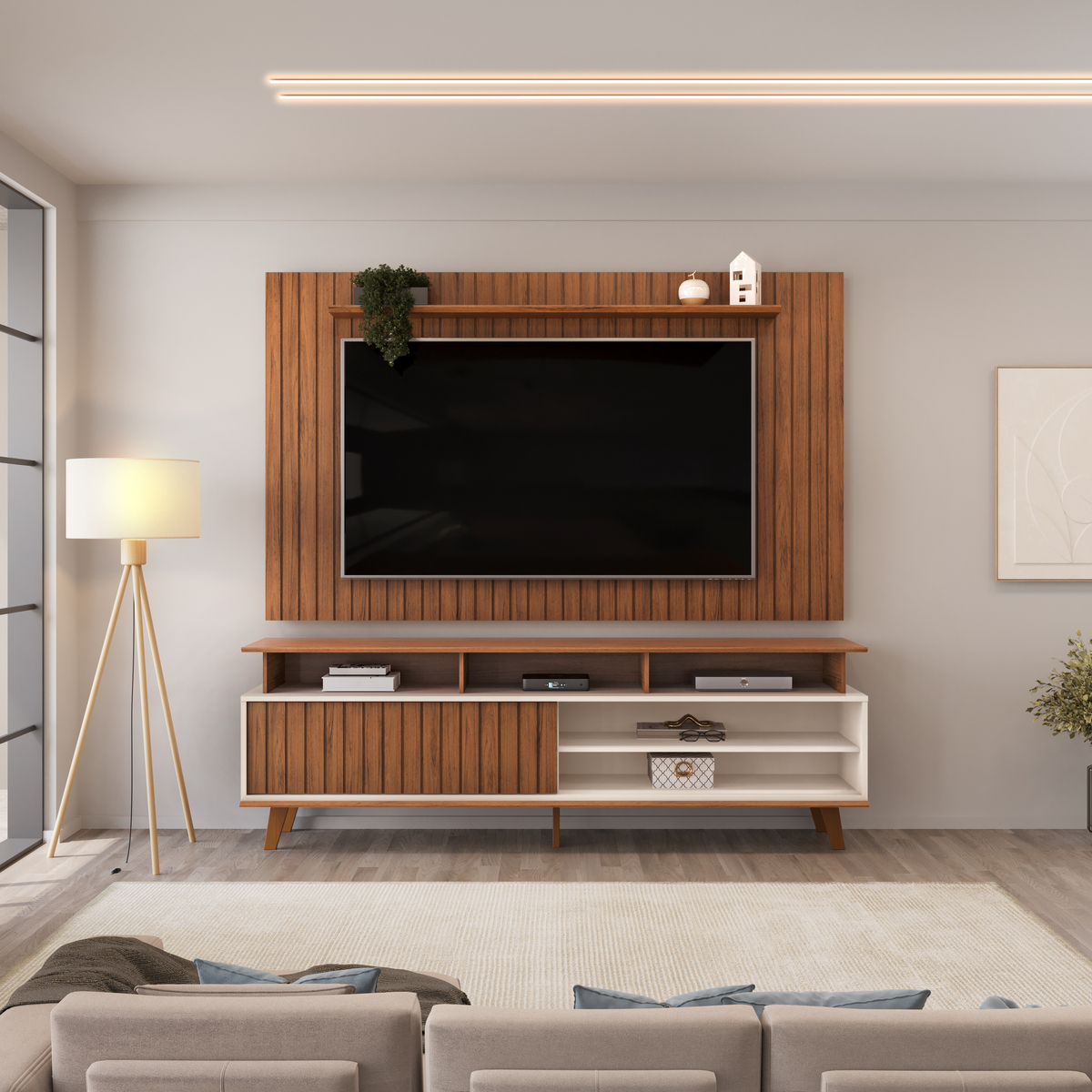 RACK FLOW + PAINEL LUME 1800 FREIJO OFF - AMBIENTE FRONTAL (2) (1)