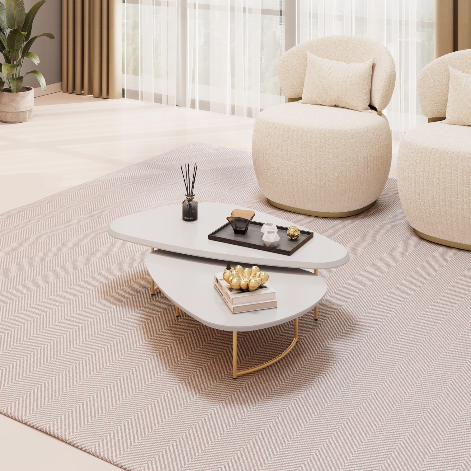 MESA DE CENTRO PETALA OFF WHITE - AMBIENTE ISOMETRICO 01 copiar