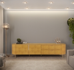 BANCADA CELINE CEDRO - AMBIENTE FRONTAL FRONTAL