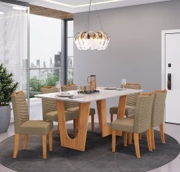 MESA NALA 1700X900 CEDRO OFF + 06 CADEIRAS JULIA CEDRO LINHO BEGE.jpg