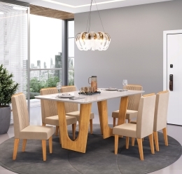 MESA NALA 1700X900 CEDRO OFF + 06 CADEIRAS LIA VELUDO CREME.jpg