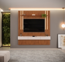 PAINEL RIPADO COM BANCADA PRATIC 2230X2400 COM 2 KIT LED (2) (1)