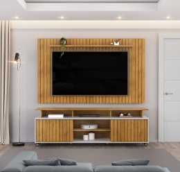 RACK OLIMPIC + PAINEL TREND 1500 BALI CEDRO - AMBIENTE FRONTAL (1)